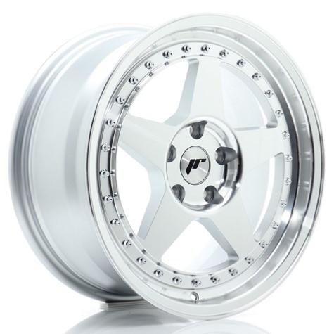 Jante JR Wheels JR6 17x8 ET35 - 5x112 - Silver machined face