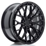 Jante JR Wheels JR48 18x8 ET45- 5x112- Noir Brillant