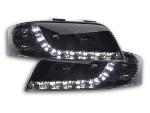 Paire de feux phares Daylight Led Audi A6 4B 2001-2004 Noir