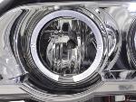 Paire de feux phares Angel Eyes BMW X5 E53 de 98 a 02 chrome