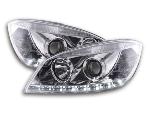 Paire de feux phares Daylight led Mercedes Classe C W204 07-10 chrome