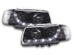 Paire de feux phares Daylight Led VW Polo 6N de 94/99 Noir