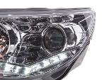 Paire de feux phares Daylight led VW Tiguan 07-11 Chrome