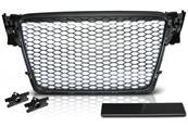 Grille de calandre pour Audi A4 B8 2008 a 2011 look Sport noir matt