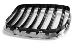 Paire de grilles de calandre BMW X5 E70, X6 E71 de 2008 a 2013 Chrome