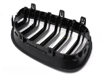 Calandre BMW Serie 5 E60/E61 03-10 Noir Glossy Double Barres