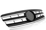 Grille calandre Mercedes classe C W203 00-07 noir chrome