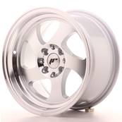 Jante JAPAN RACING JR15 15" x 8" 4x100 4x108 ET 20 Machined Face Silver