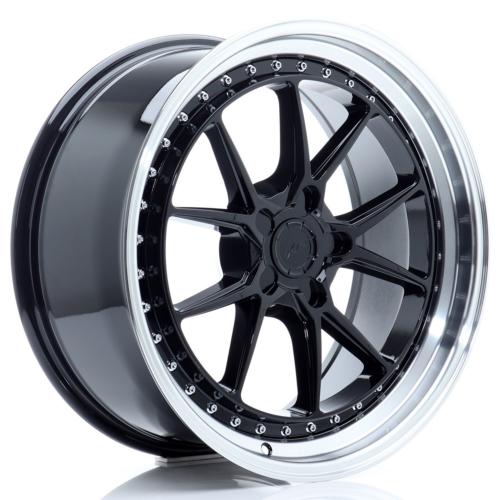 Jante JR Wheels JR39 19x8,5 ET15-35 5H BLANK Glossy Black w/Machined Lip