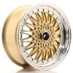 Jante JR Wheels JR9 18x8 ET40 5x112/120 Gold w/Machined Lip