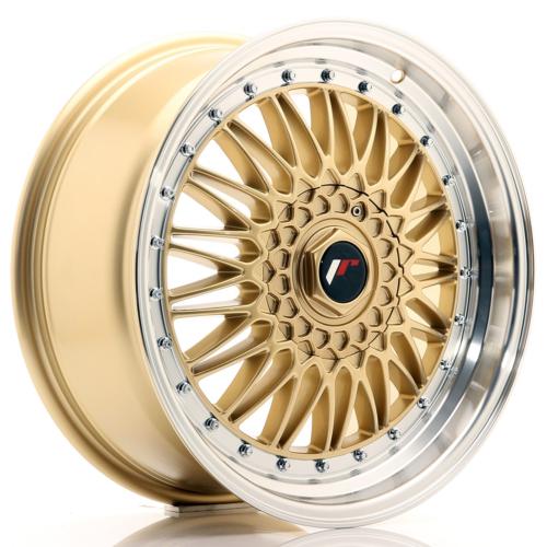 Jante JR Wheels JR9 18x8 ET35 5x100/120 Gold w/Machined Lip