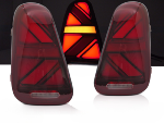 Paire de feux arriere Mini Cooper R50-R52-R53 de 2001 a 2006 Rouge - FULL Led