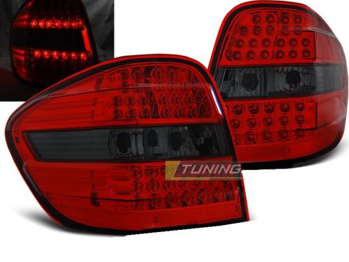 Paire de feux arriere Mercedes Classe M W164 05-08 LED rouge fume