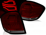 Paire de Feux arriere Mercedes Classe M W164 de 2009 a 2011 FULL LED Rouge Fume