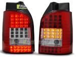 Paire de feux VW T5 03-09 LED rouge blanc hayon