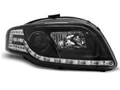 Paire de feux phares Audi A4 B7 04-08 Daylight led LTI noir cligno led