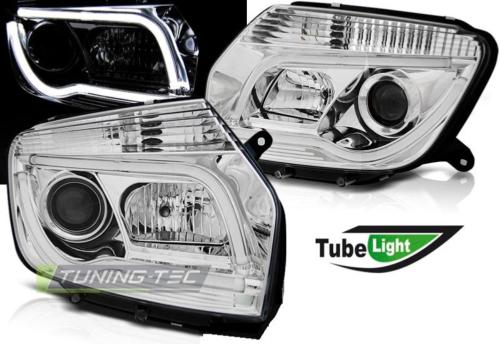 Paire de feux phares Dacia Duster 10-14 Daylight LTI chrome