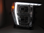 Paire de feux phares Ford F150 MK14 de 2020 a 2023 Tubelight Full Led Chrome