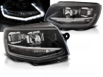 Paire de feux phares VW T6 de 2015 a 2019 led DRL noir