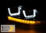 Paire de feux phares VW Golf 7 12-17 LED U-type DRL Noir