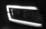 Paire de feux phares Daylight led DRL LTI VW Crafter de 17-21 Noir