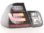 Paire feux arrière BMW Serie 3 E46 Berline 2002 a 2005 Noir Led