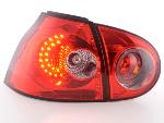 Paire de feux arrière VW Volkswagen Golf 5 2003-2008 Rouge Led