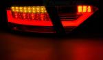 Paire de feux arriere Audi A5 07-11 LED BAR rouge fume