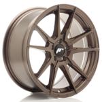Jante JR Wheels JR21 17x8 ET35 - 5x100 - Matt Bronze