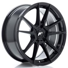 Jante JR Wheels JR21 18x8,5 ET20-45- 5 Trous sur mesure - Noir Brillant