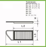 Filtre a air Green pour Peugeot 308 de 2010 a 2013 1.6L HDI FAP-90cv