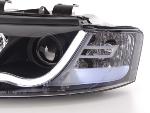 Paire de feux phares Daylight Led DRL Audi A4 8E/B6 2001 a 2004 Noir