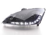 Paire de feux phares Daylight Led Ford Focus 2001-2004 Noir