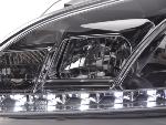 Paire de feux phares Daylight Led DRL Ford Focus 2 C307 de 05-08 Chrome