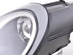 Paire de feux phares Daylight Led Porsche Boxster 987 04-08 argent