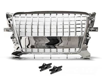 Grille de calandre pour Audi Q5 2008 a 2012 chrome Look Sport