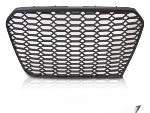 Grille Calandre en ABS Audi A6 C7 2011 a 2014 Look Sport Noir Mat PDC