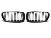 Grilles de calandre BMW serie 3 F30/F31 de 10/2011 a 2018 Noir mat Double barre