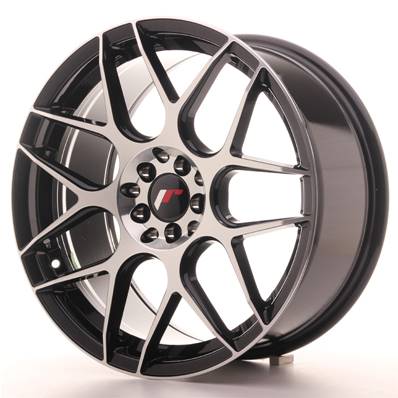 Jante JAPAN RACING JR18 18" x 8,5" 5x112 5x114,3 ET 40 Black Machined Face