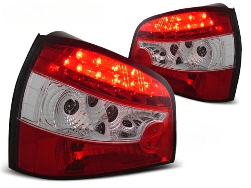 Paire de feux arrière Audi A3 8L 96-00 LED rouge blanc