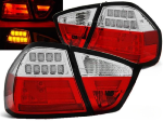 Paire de feux arriere BMW serie 3 E90 berline 03/2005 a 08/2008 LED BAR rouge et blanc