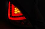 Paire de feux arriere Ford Fiesta MK7 de 2008 a 2012 LED BAR rouge fume