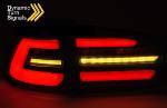 Paire de feux arriere VW Golf 7 17-19 FULL LED BAR Dyn Rouge Blanc