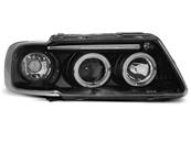 Paire de feux phares Audi A3 8L de 08/1996 a 08/2000 angel eyes noir