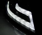 Paire de feux phares Audi A4 B8 de 2008 a 2011 Xenon Daylight DRL led noir