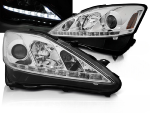 Paire de feux phares Lexus IS de 2006 a 2013 Daylight DRL led chrome