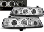 Paire de feux phares Opel Calibra 90-97 angel eyes chrome
