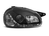 Paire de feux phares Opel Corsa B 93-00 Daylight led noir