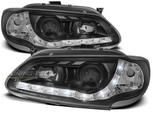 Paire de feux phares Renault Megane / Scenic 96-99 Daylight led noir