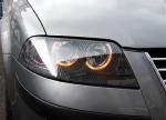 Paire de feux phares VW Passat 3BG de 2000 a 2005 angel eyes noir